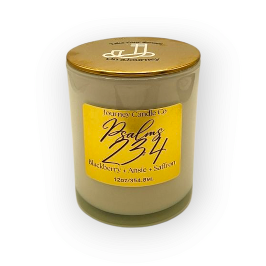Psalms 23:4  | Candle 12oz